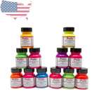 Неоновая акриловая краска для кожи и обуви Angelus Neon Acrylic Paint
