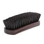 Средняя щетка для полировки обуви Famaco Brosse Luxe Crin Cheval Noir, 18 см
