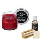MAVI STEP Aurora Suede & Nubuck Shoe Care Kit Red
