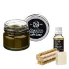 MAVI STEP Aurora Suede & Nubuck Shoe Care Kit Olive Green