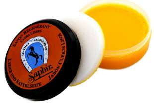 Мыло для кожаных изделий Saphir Leather Saddle Soap, 100 мл фото 32308