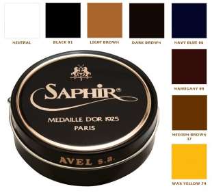 Полировочная паста для обуви Saphir Medaille d’Or Pate De Luxe