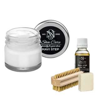 Набор для ухода за обувью из замши и нубука нейтральный MAVI STEP Aurora Kit фото 102499