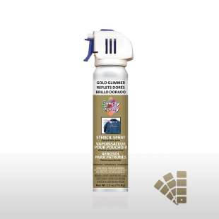 Спрей-краска для ткани и кожи Simply Spray Stencil Paint, 73.9 мл