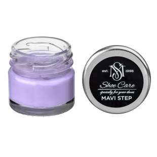 Краска бальзам для замши и нубука бледно-фиолетовая 155 MAVI STEP Multi Oil Balm, 25 мл