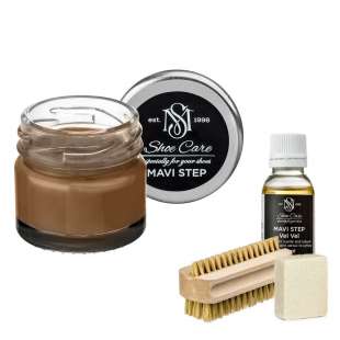 Набор для ухода за обувью из замши и нубука дуб MAVI STEP Aurora Kit фото 106413