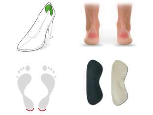 Наклейка на задник обуви от натирания Испания MAVI STEP Anti-Slip Black