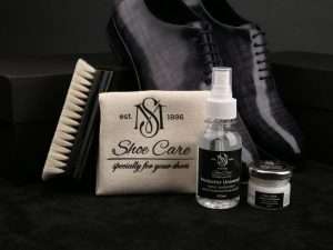 MAVI STEP Smooth Blues Quartet Leather Shoe Care Kit