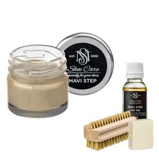 Набор для ухода за обувью из замши и нубука сосна MAVI STEP Aurora Kit фото 106411
