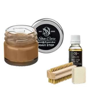 Набор для ухода за обувью из замши и нубука песок MAVI STEP Aurora Kit фото 106415