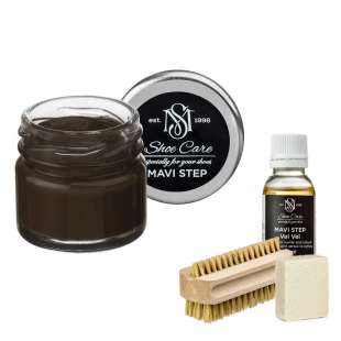 MAVI STEP Aurora Suede & Nubuck Shoe Care Kit Dark Red Brown фото 102530