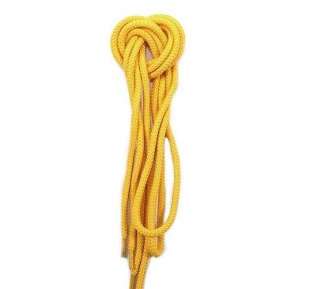 Круглые шнурки для обуви желтые MAVI STEP Shoelaces Yellow, Ø 5 мм (пара) фото 98972