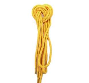 Круглые шнурки для обуви желтые MAVI STEP Shoelaces Yellow, Ø 5 мм (пара)