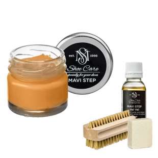Набор для ухода за обувью из замши и нубука натуральный MAVI STEP Aurora Kit фото 106362