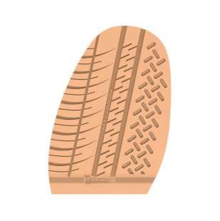 Формованные подметки для обуви Michelin Outdoor Half Sole фото 26514