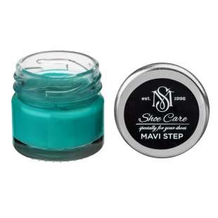 Краска бальзам для замши и нубука ярко-голубой 165 MAVI STEP Multi Oil Balm, 25 мл