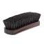 Средняя щетка для полировки обуви Famaco Brosse Luxe Crin Cheval Noir, 18 см